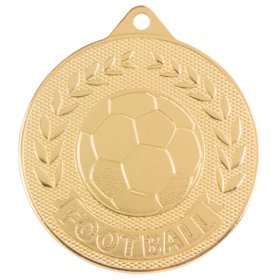 Discovery Economy Football Medal 50mm - Gold, Silver & Bronze