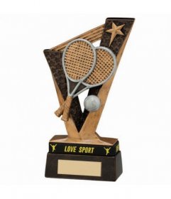 CLEARANCE - Tennis Trophy Victory - 15.5cm