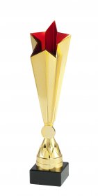  Star Award Gold & Red - 3 Sizes