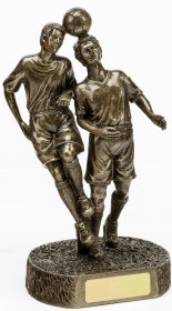 Football Resin Trophy Double Male 28.5cm