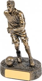 Football Resin Trophy Male 22cm