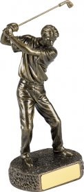 Golf Resin Trophy Male 28cm