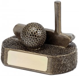 Golf Resin Trophy Putter 10.5cm