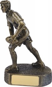 Rugby Resin Trophy Male - 2 Sizes