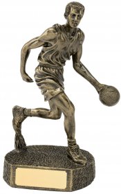 Basketball Resin Trophy Male 24.5cm