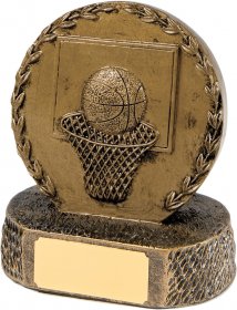 Basketball Resin Trophy 12.5cm
