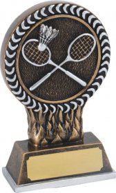 Badminton Resin Trophy 12.5cm