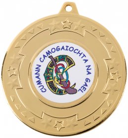 Chess Star Compass Gold Heavy Iron Medals 50mm