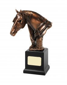 Bronze Plated Horse Head Award