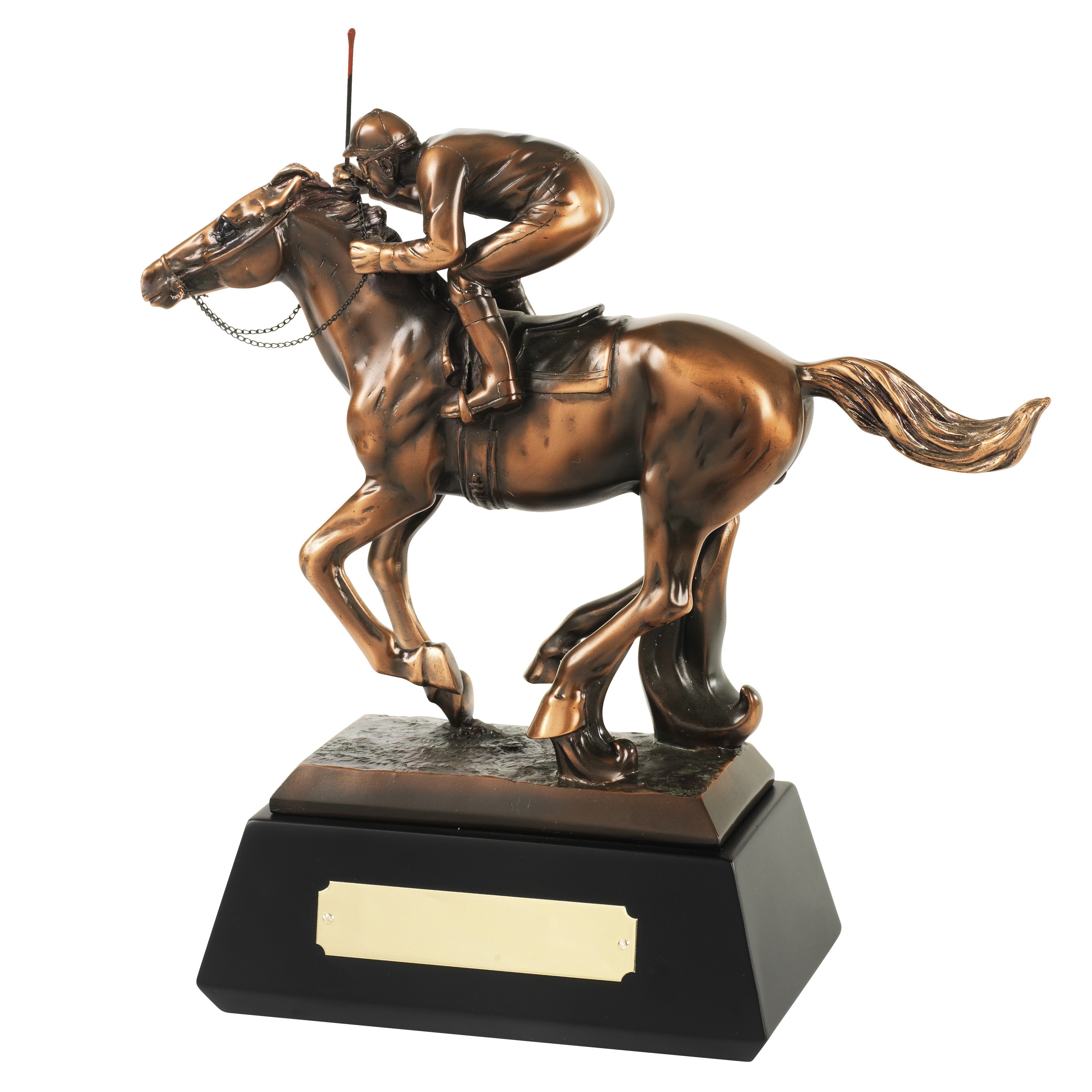 Horse & Jockey Bronze Plated Award Trophies Online Ireland Online