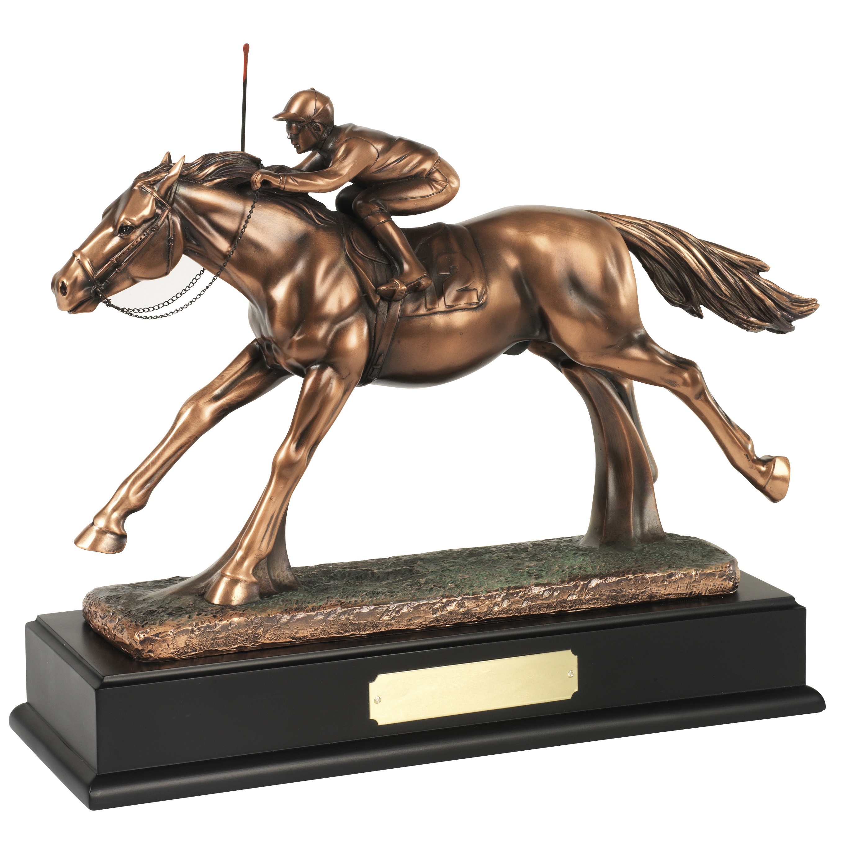 Horse & Jockey Bronze Plated Award - Trophies Online Ireland | Online