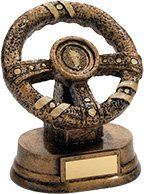 Steering Wheel Trophy - 3 Sizes