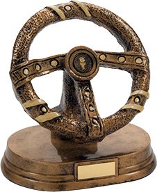 Steering Wheel Trophy - 3 Sizes