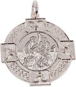 Hurling Medal 33mm - Gold & Silver 