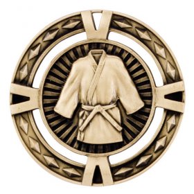 3D Martial Arts Medal 60mm - Antique Gold, Antique Silver & Antique Bronze