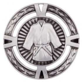 3D Martial Arts Medal 60mm - Antique Gold, Antique Silver & Antique Bronze