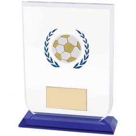 Football Glass Plaque Trophy - 3 Sizes