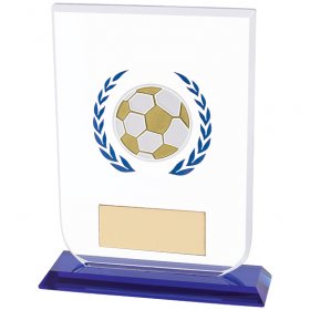 Football Glass Plaque Trophy - 3 Sizes