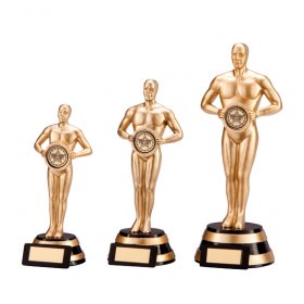 Acclaim Oscar Style Trophy Achievement Award - 3 Sizes