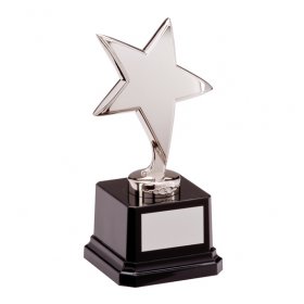 Challenger Silver Star Metal Trophy - 2 Sizes