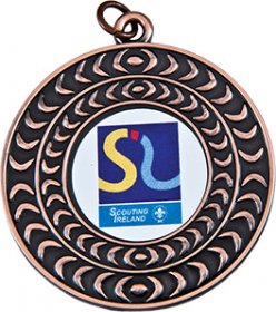 Rope Design Medal 50mm - Gold, Silver & Bronze