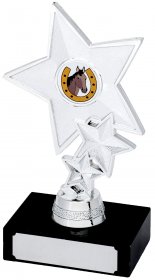 Star Trophy on Marble Base - 2 Sizes
