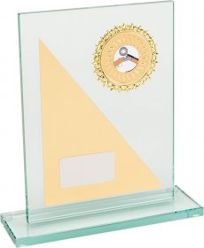 Rectangular Glass Trophy with Base - 3 Sizes