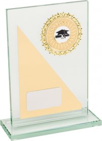 Rectangular Glass Trophy with Base - 3 Sizes