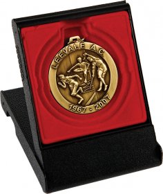 Medal Box with Black Cover - 50mm/60mm/70 Recess