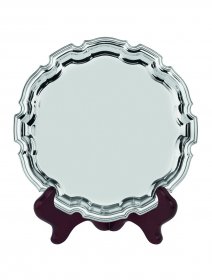 Swatkins Nickel Plated Chippendale Salver - 5 Sizes