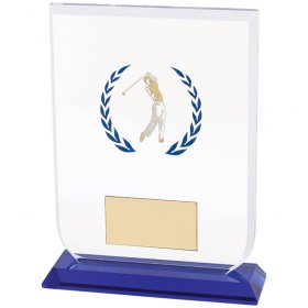 Golf Glass Plaque - 3 Sizes