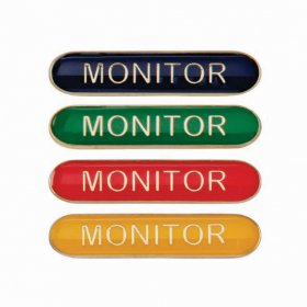  School Badge - Bar - Monitor