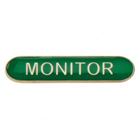  School Badge - Bar - Monitor