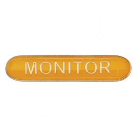  School Badge - Bar - Monitor