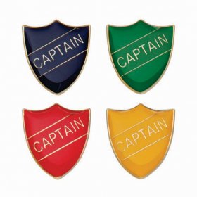  School Badge - Shield - Captain