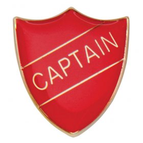  School Badge - Shield - Captain