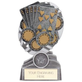 The Stars Poker Cards Plaque Award - 2 Sizes