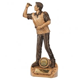 Bullseye Male Darts Trophy - 2 Sizes