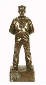 Bronze Irish Navy Male Trophy - 30cm