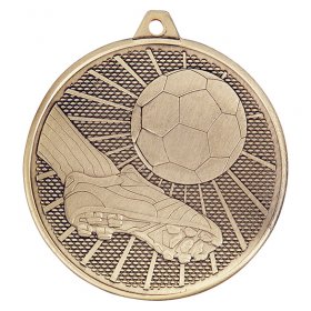 Formation Economy Football Medal 50mm - Gold, Silver & Bronze