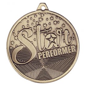 Cascade Star Performer Medal 50mm Gold