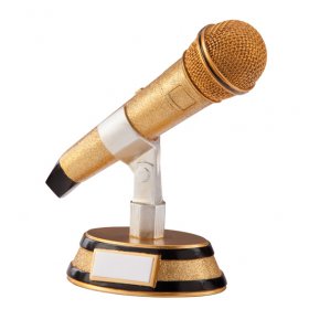 Karaoke King Gold Microphone Music Award