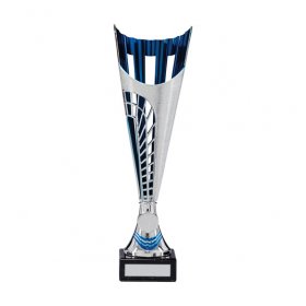 Garrison Silver/Blue Series Cup on Marble Base - 5 Sizes