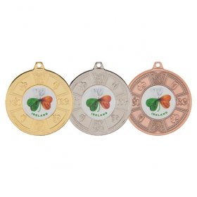 Eire Medal 50mm - Gold, Silver & Bronze