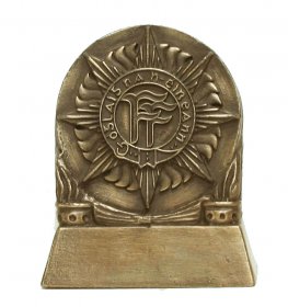 Bronze Irish Army FF Plaque - 11cm