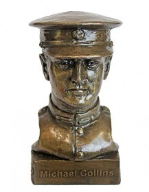 Bronze Michael Collins Bust 16cm