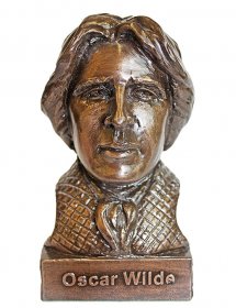 Bronze Oscar Wilde Bust 16cm