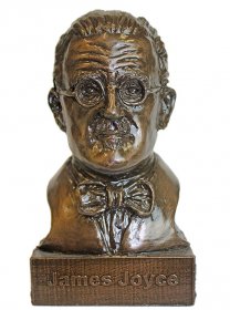 Bronze James Joyce Bust 16cm