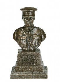 Bronze Michael Collins Bust 19cm