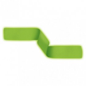Neon Medal Ribbon Green 22mm wide with Clip